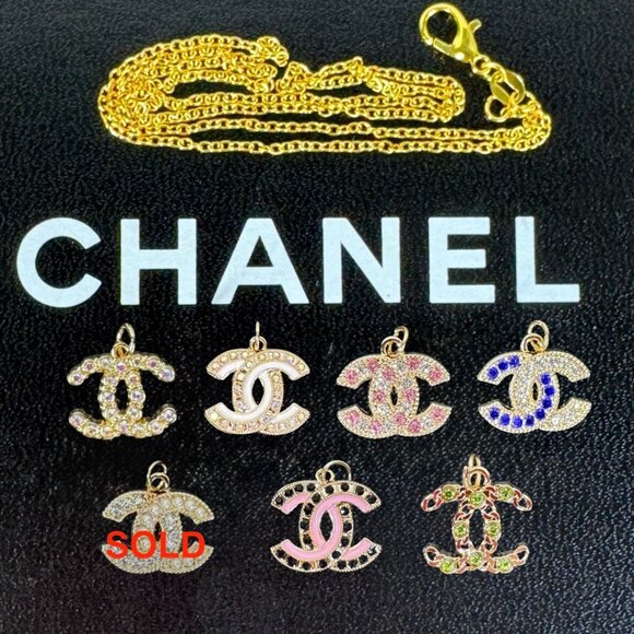 CHANEL Jewelry - Chanel CC Charm - Authentic Charm with Unbranded Gold-tone Chain